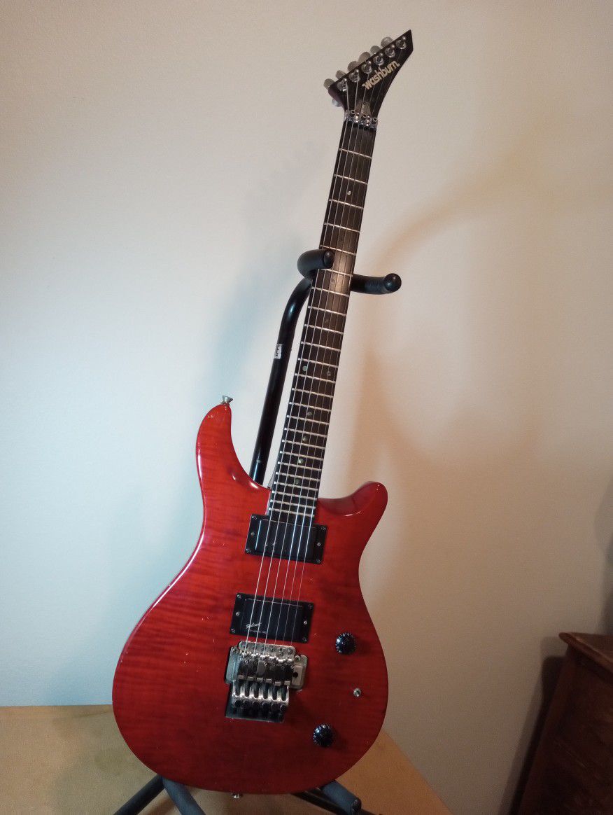 Washburn RS 10v...Cherry Flame Arch top In Xlnt condition 