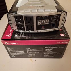 NEW Cobra  1500 Watt Power Inverter