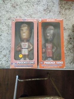 5-Phoenix sun's bobblehead collection.