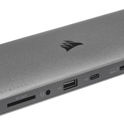 Corsair TBT200 Thunderbolt™ 4 Dock - Up to 96W Power Delivery - 4X Thunderbolt 4 Ports - Thunderbolt Dock Utility