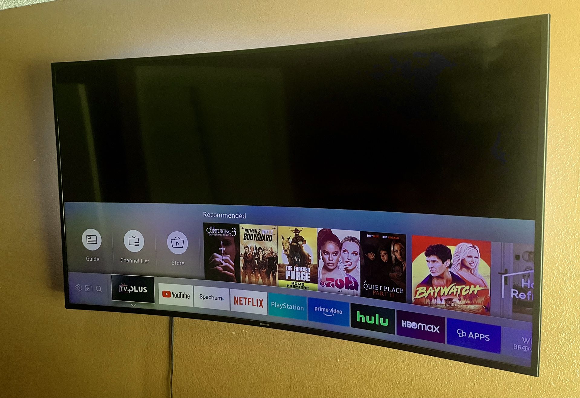 65” Samsung Curve Smart TV