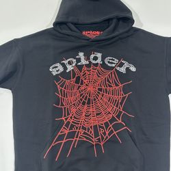 Sp5der Hoodie OG Rhinestone Small