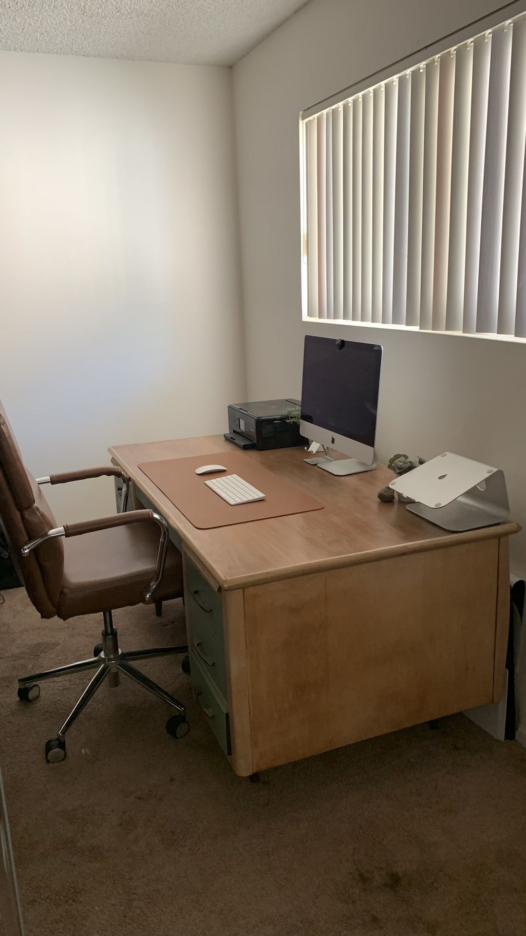 Stunning 1950’s Mid-Century Modern Desk - One-of-a-kind Office Statement Piece!