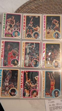 Vintage Complete Set Basketball Cards: 1978,1979