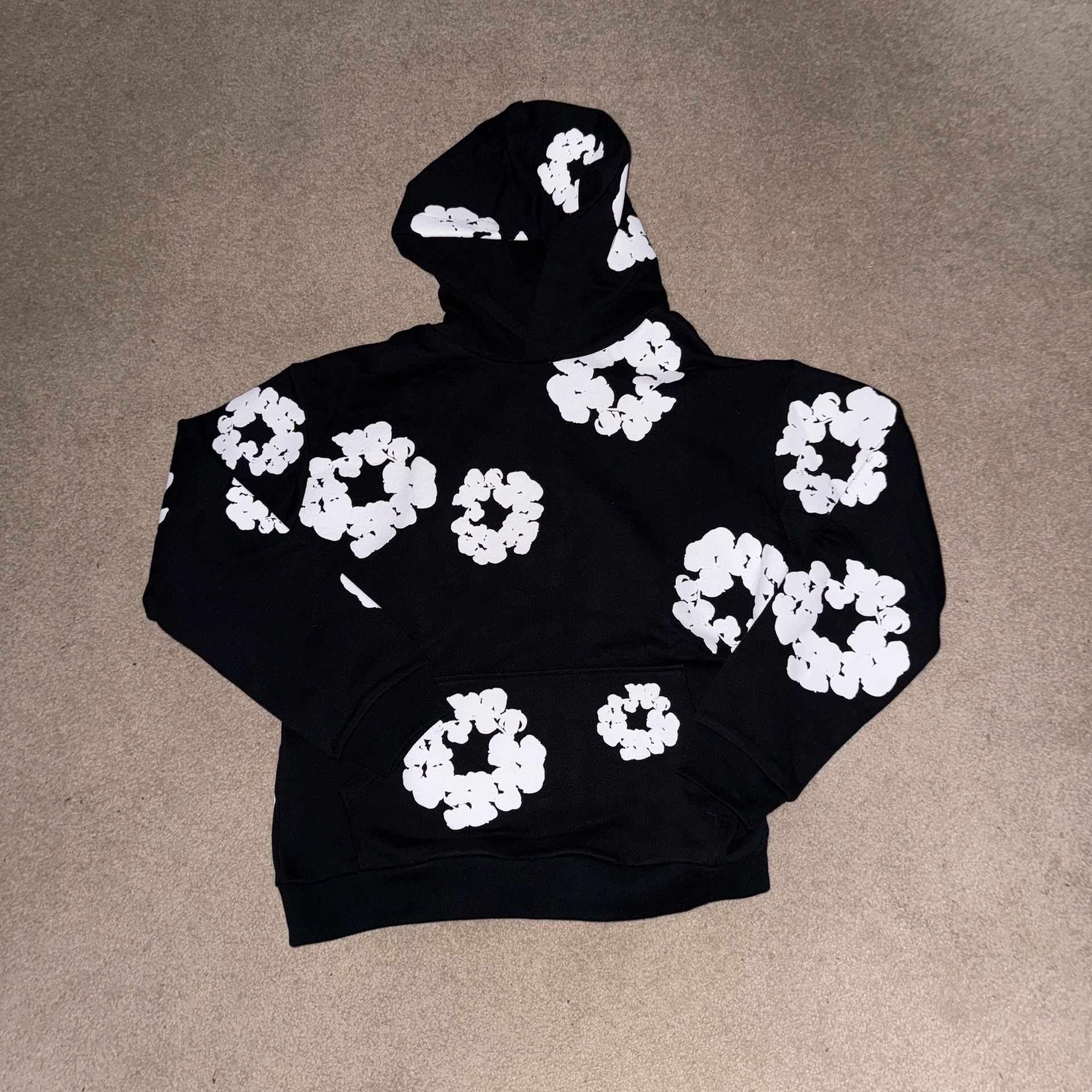 Denim Tears “The Cotton Wreath Sweatshirt” - Black (L)