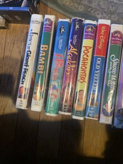 Lot Of 10 Disney VHS Tapes - 