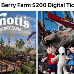 4 Knott’s Tickets 