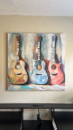 Kirklands Guitar Painting