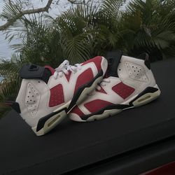 Jordan 6s  Carmine Size 5.5