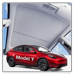 Wigoo Tesla Model Y Glass Roof Sunshade Nano Ice Crystal Gray 2022-2025 models