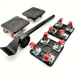HomeStuffUtopia™ Furniture 360° Roller Set with Lifter Tool $25