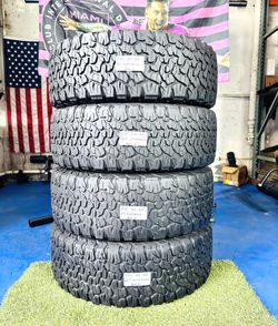 💰 Best deals are ca$h in person 4 USED TIRES LT275/60R20 BF GOODRICH K02 ALL TERRAIN 275/60R20 TRUCK JEEPS TYRES 275 60 20