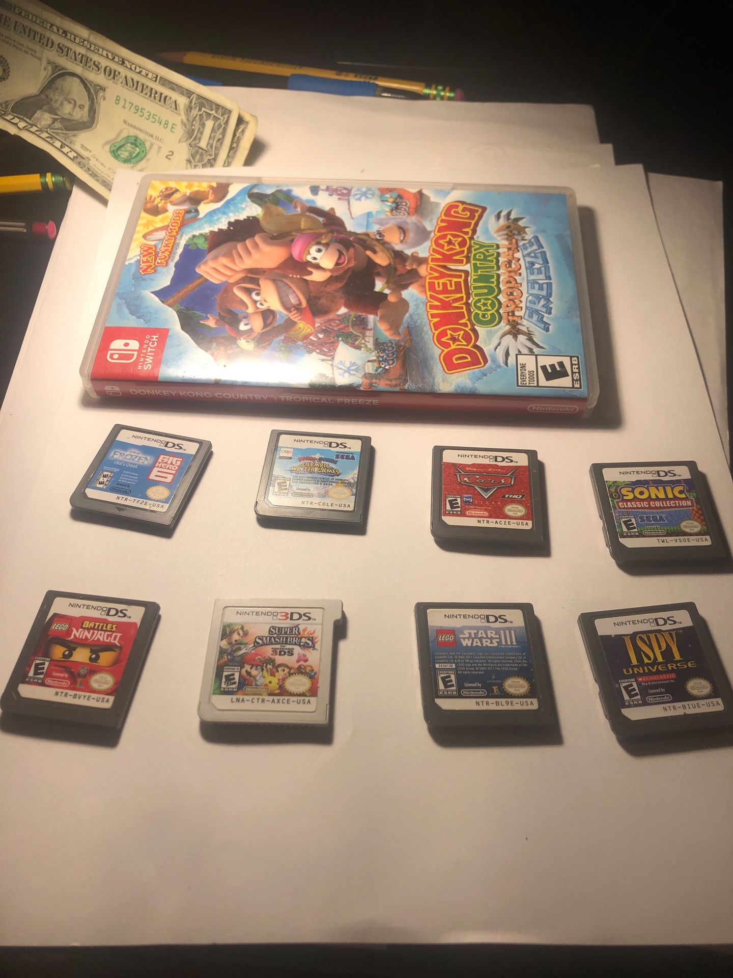 NINTENDO 3Ds games for sale