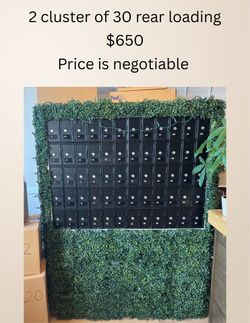 Metal mailboxes - 2 clusters