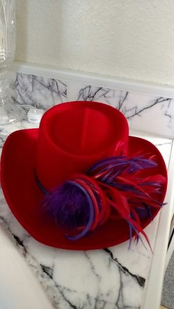 Red flannel hat