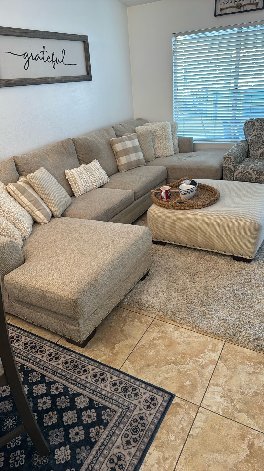 Couch Love Seat And Chair And Ottoman