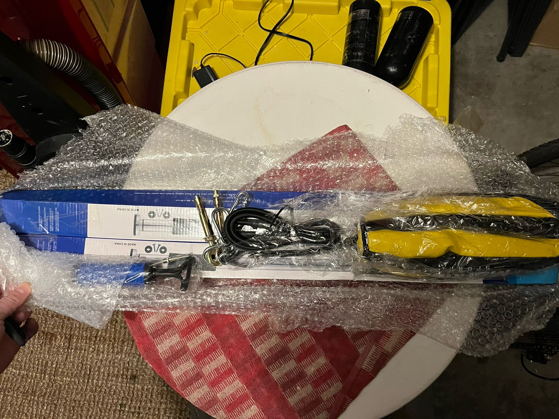 Adjustable Doorway Pull-Up Bar + Boxing Training Pads + Heavy-Duty Mounting Hardware 