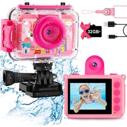 Waterproof kids action camera
