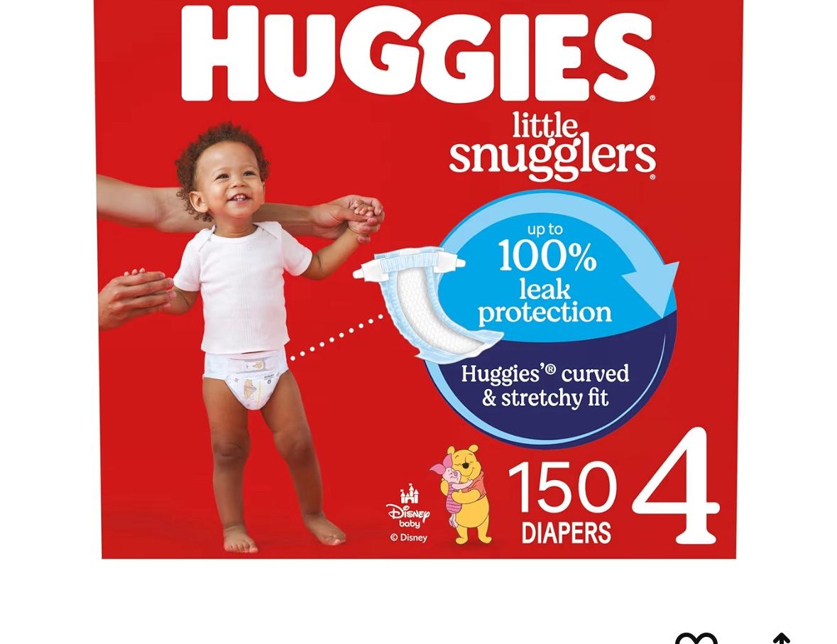 Huggies Size 4 Little Snugglers Diapers - Pañales 