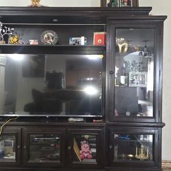 TV Stand With Cabinets 