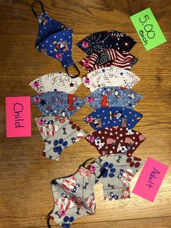 Child and Adult Face Masks