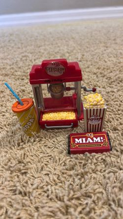 American Girl Doll popcorn movie set