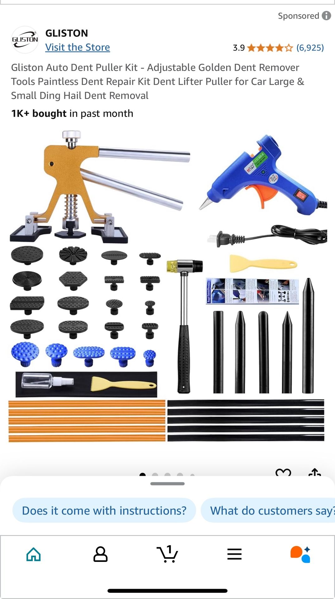 Car Dent Kit Not Free $20 Only
