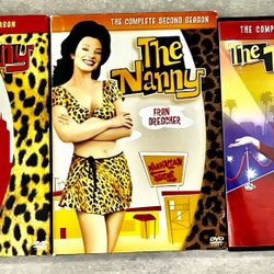 Complete 1 Through 3 Seasons Of The Nanny Staring Fran Drescher  Seasons one through three. 9 DVDs. In original cases. Many other DVDs and CDs for sal