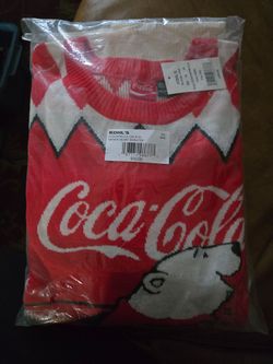 COCA COLA HOLIDAY SWEATER XXLARGE *NEW*