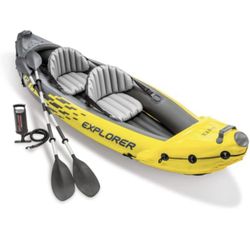Kayaks Explorer K2 Inflatable Kayaks (missing paddles)
