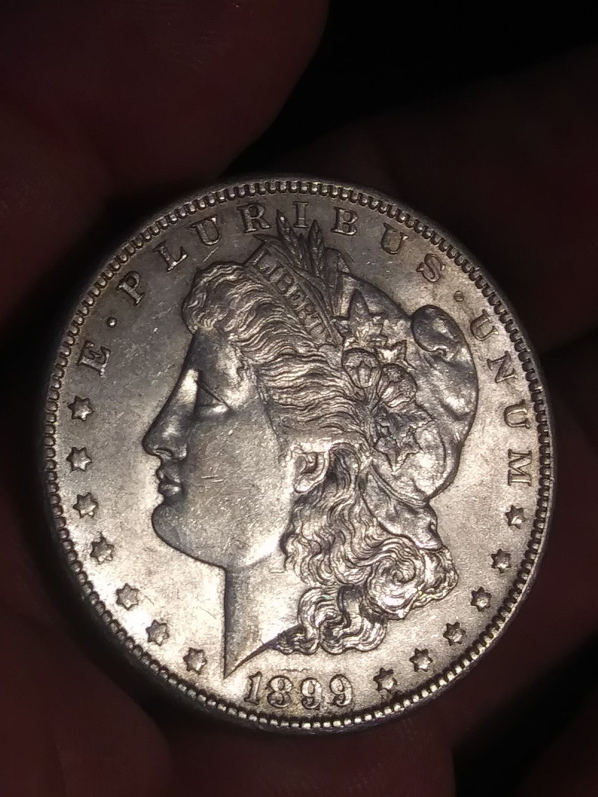 1899o choice BU SILVER Morgan dollar