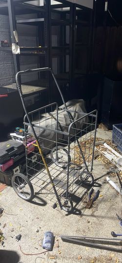 Folding Shopping Cart/Carrito De Compras plegable