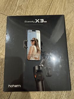 Brand New hohem iSteady X3 SE 3-Axis Smartphone Gimbal - Foldable, Never Opened