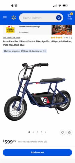 Razor Rambler Electric Bike