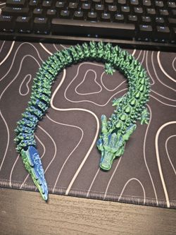 Custom 3d printed dragon