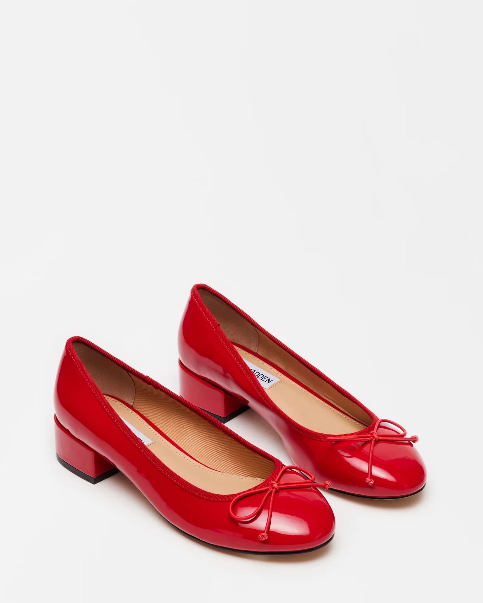 Cherish Red Patent Red Steve Madden Pumps Steve Madden Women's