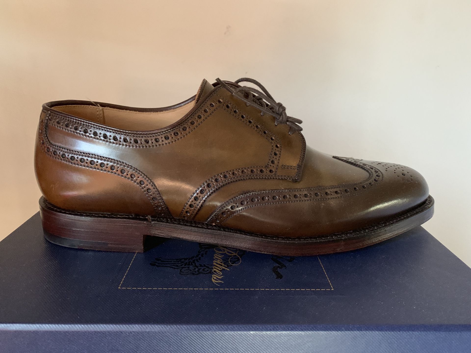 Brooks Brothers Genuine Shell Cordovan Peal and Brogue 11