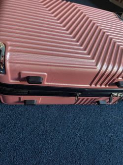 Rose gold small  suitcase