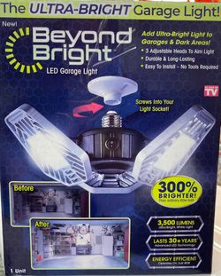 3500 Lumens 11.5 in. Single Pole Occupancy LED Flush Mount Garage Light