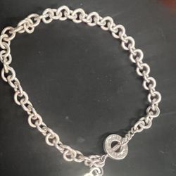 Tiffany’s Necklace W/ Heart Pendant 