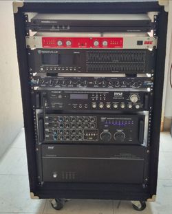 Professional Audio Equipment Rack