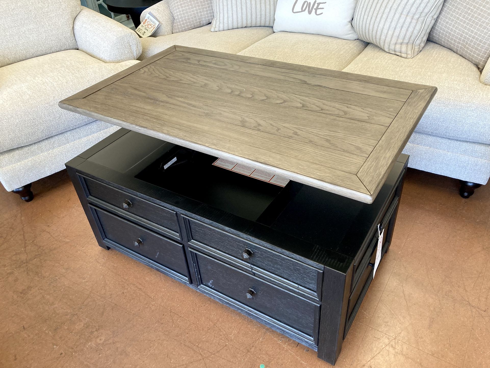 New Lift Top Coffee Table — SPECIAL