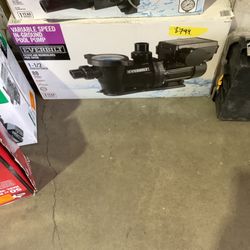Everbilt 1.5 HP Variable Speed Pool Pump