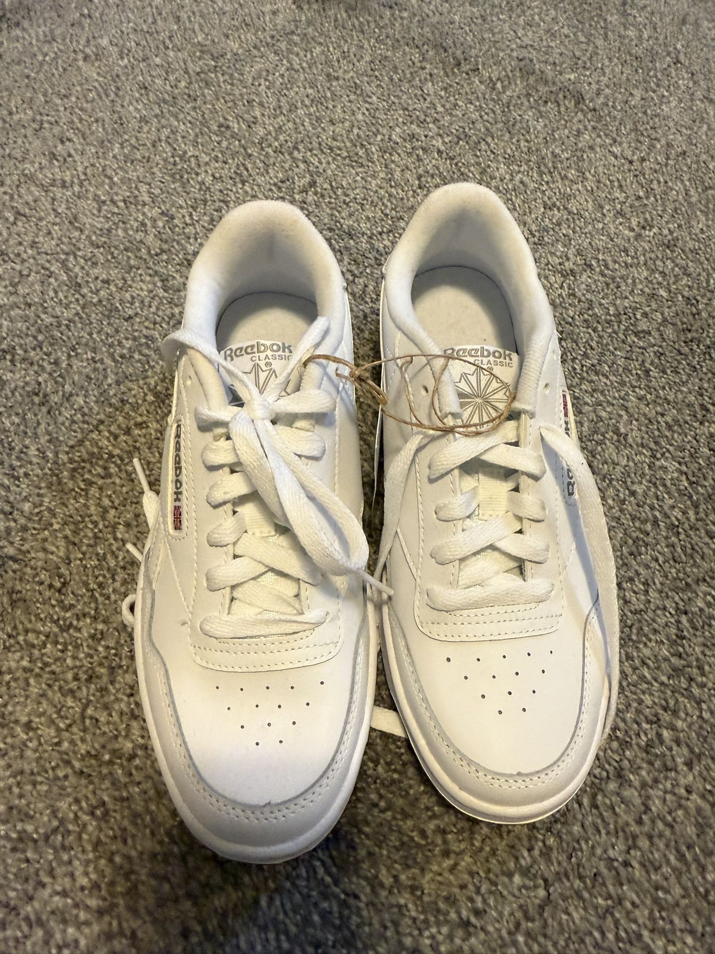 White Reeboks brand New