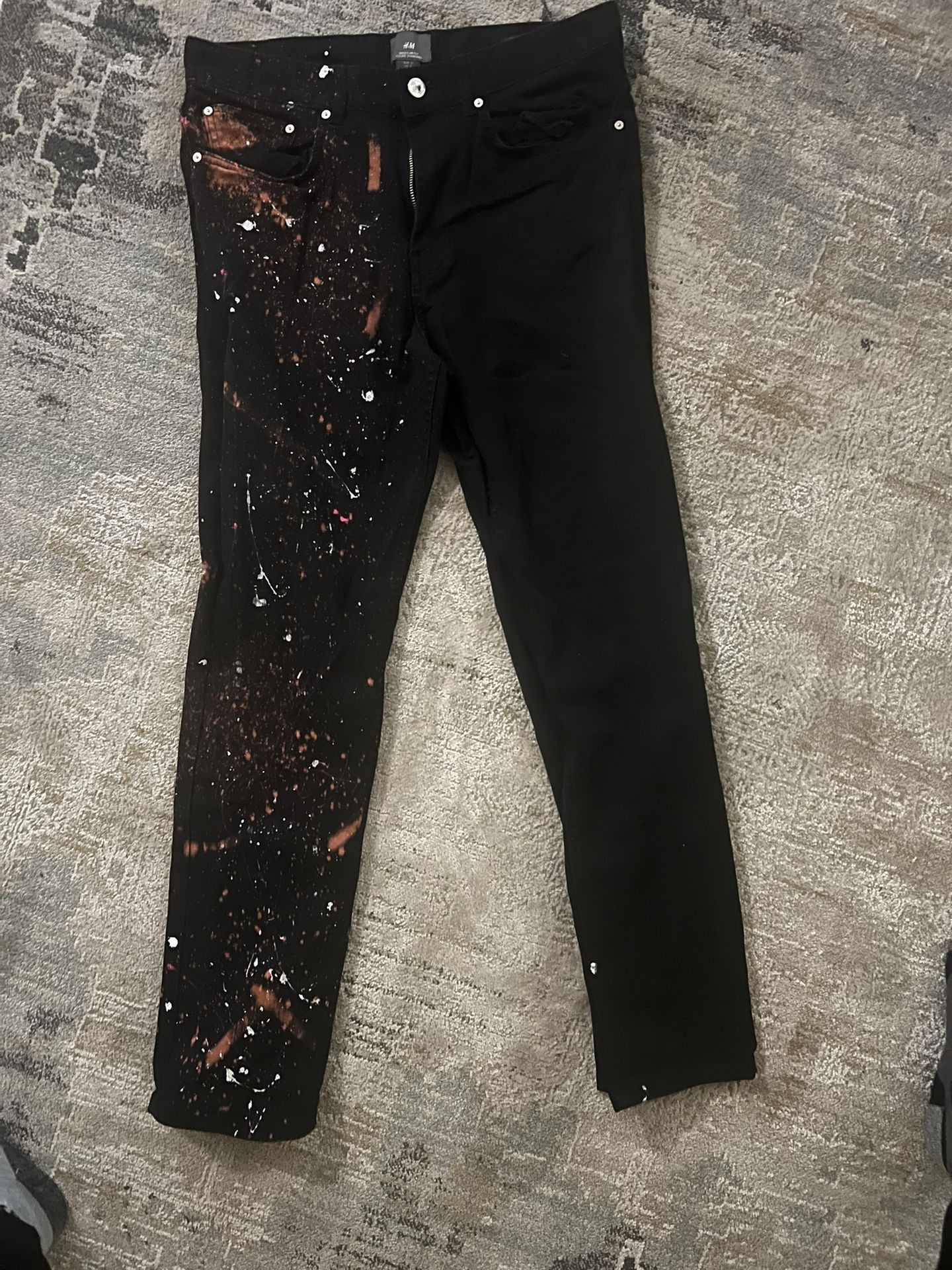 Custom Black Jeans