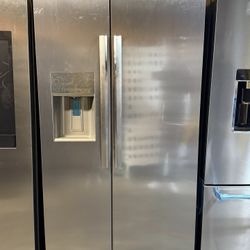 Refrigerator Side By Side Stainless Steel Frigidaire 