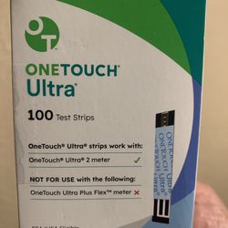 One Touch Ultra Test Strips