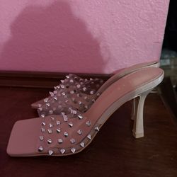 Clear Nude Heels