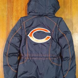 Women's Size Small Chicago Bears  Reebok Coat Jacket Stadium  Payton Williams Urlacher 