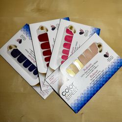 4 Color Street Pedicure Sets